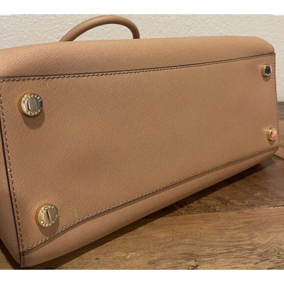 Nice MICHAEL KORS CIARA Large Top Zip Saffiano Satchel Handbag Purse - Picture 6 of 6